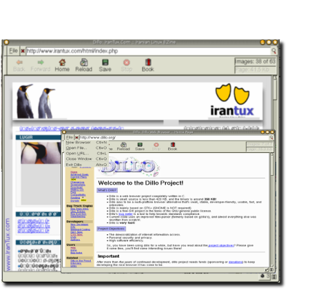 مرورگر دیلو Dillo Web Browser